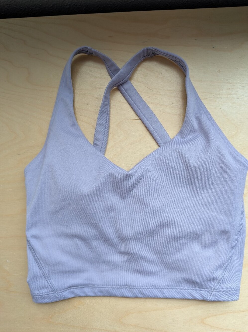 Gilly Hicks Recharge Strappy Cross Back Longline Sports Bra Periwinkle Small